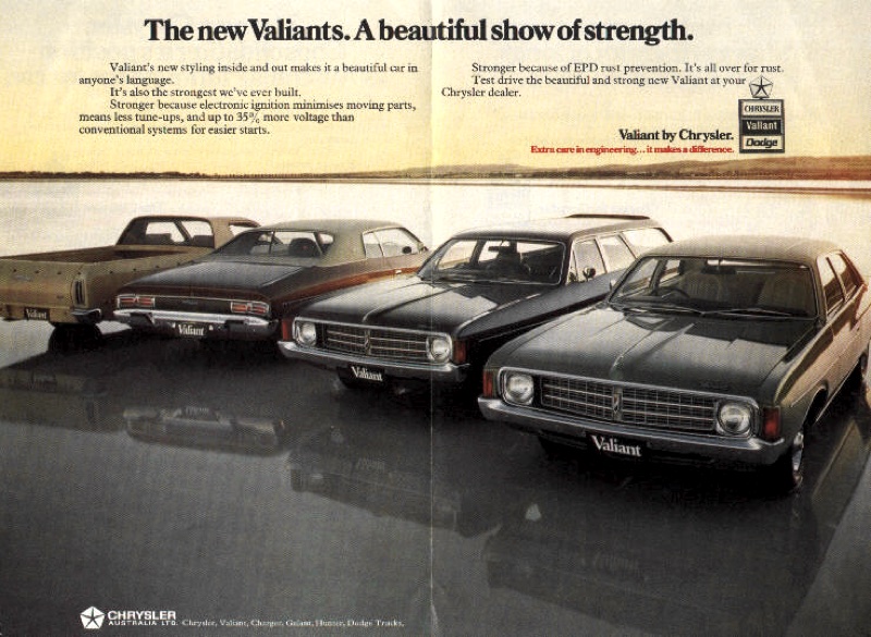 1973 Chrysler VJ Valiant Range